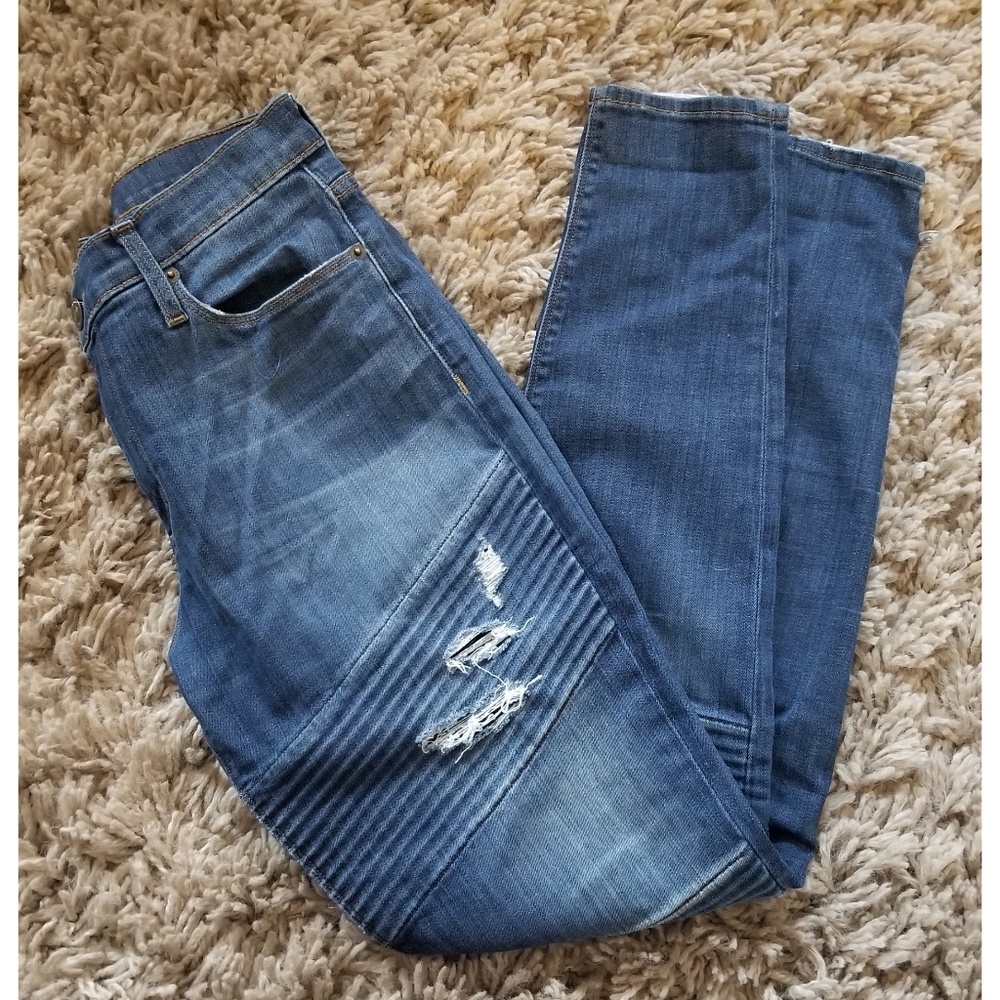 HUDSON BROOKLYN MOTO SUPER SKINNY JEANS - Picture 3 of 8